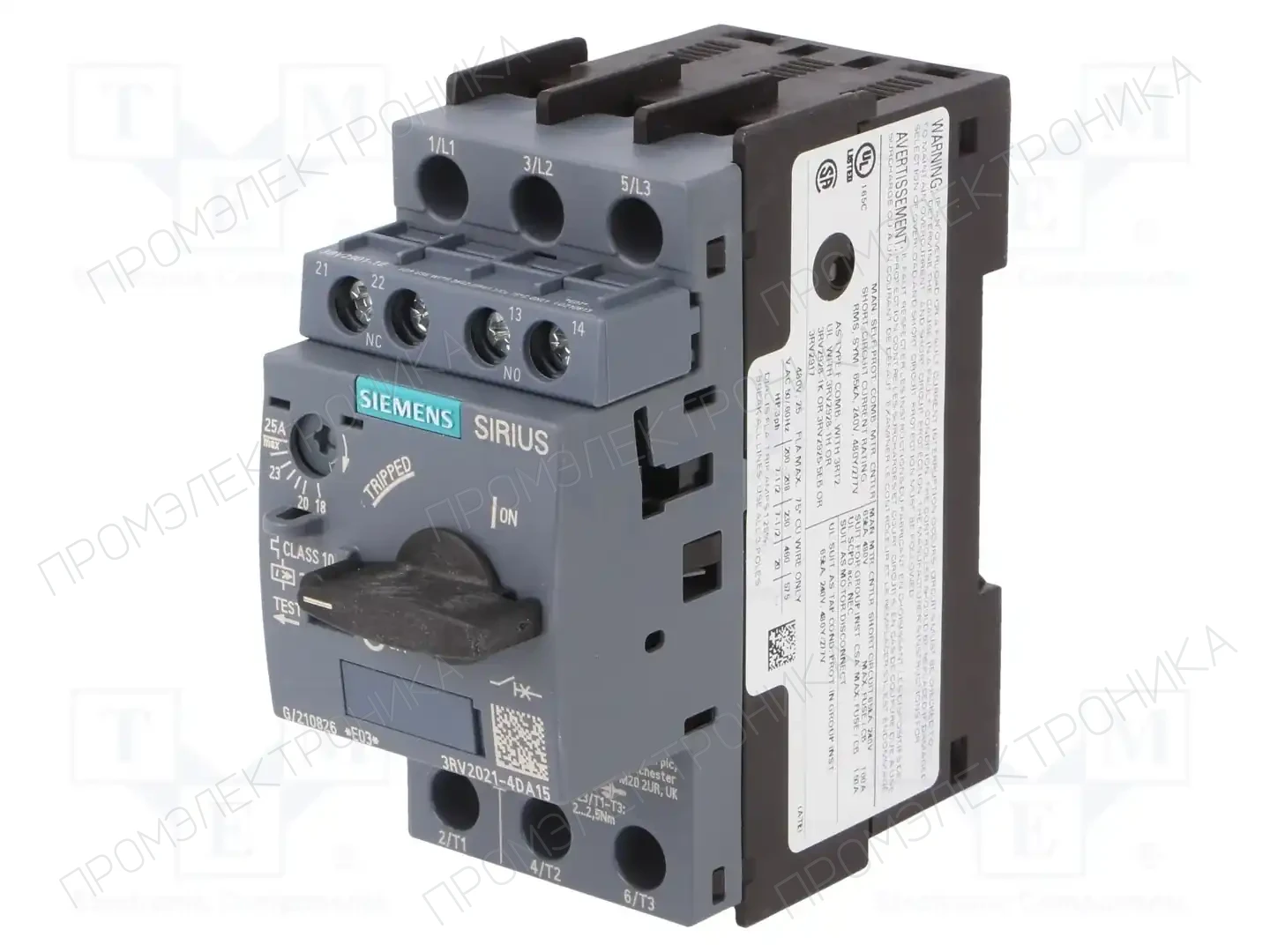 SIEMENS 3RV2021-4DA15 — Выключатели двигательные