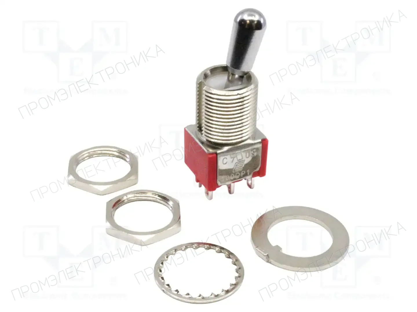 E-SWITCH 100DP1T7B13M1QEH — Переключатели рычажные