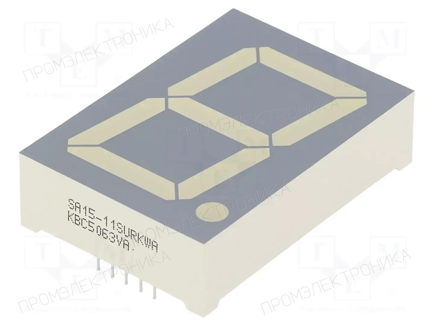 KINGBRIGHT ELECTRONIC SA15-11SURKWA — Светодиодные дисплеи 7-сегментные
