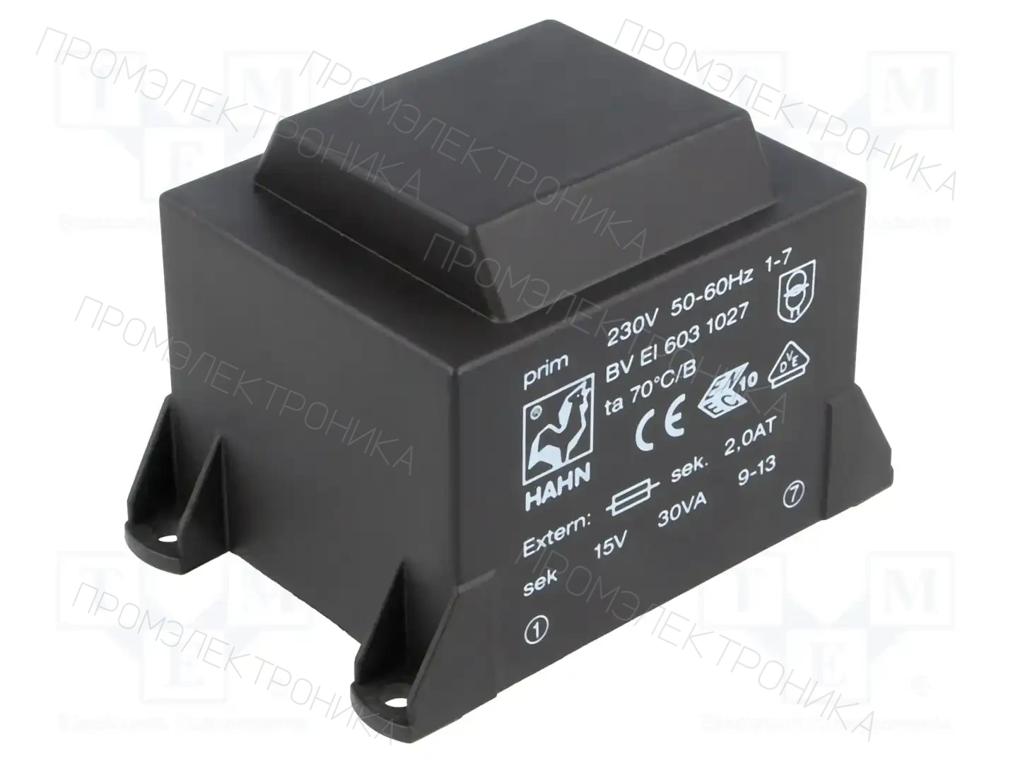 HAHN BV EI 603 1027 — Трансформаторы PCB