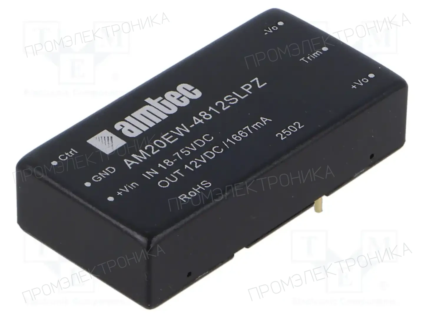 AIMTEC AM20EW-4812SLPZ — Преобразователи DC/DC