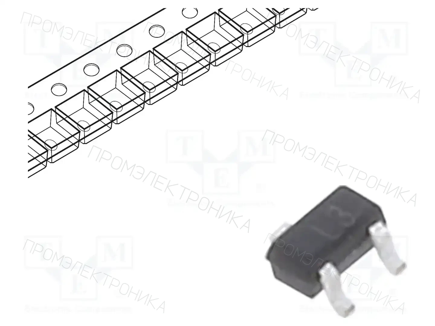 MICRO COMMERCIAL COMPONENTS BAT54CT-TP — Диоды Шотки SMD