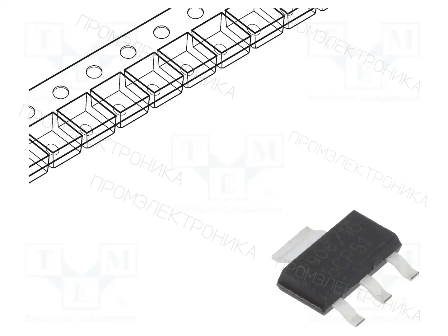NEXPERIA BCP51-16,115 — Транзисторы PNP SMD