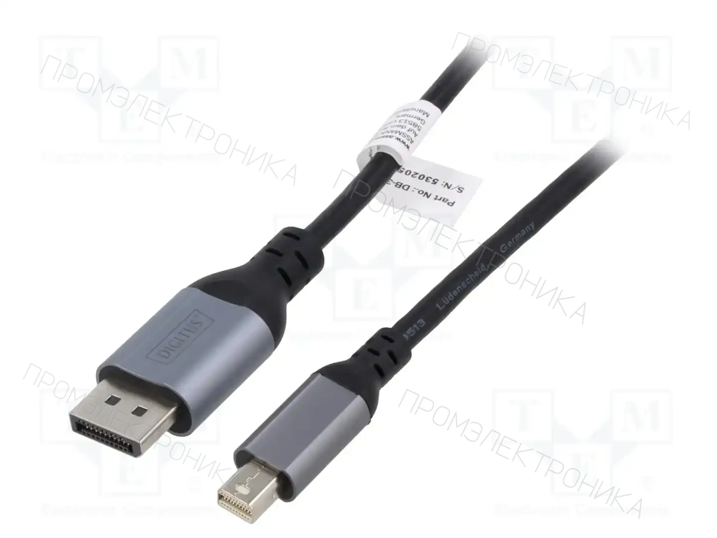 DIGITUS DB-340106-020-S — Кабели и адаптеры HDMI, DVI, DisplayPort