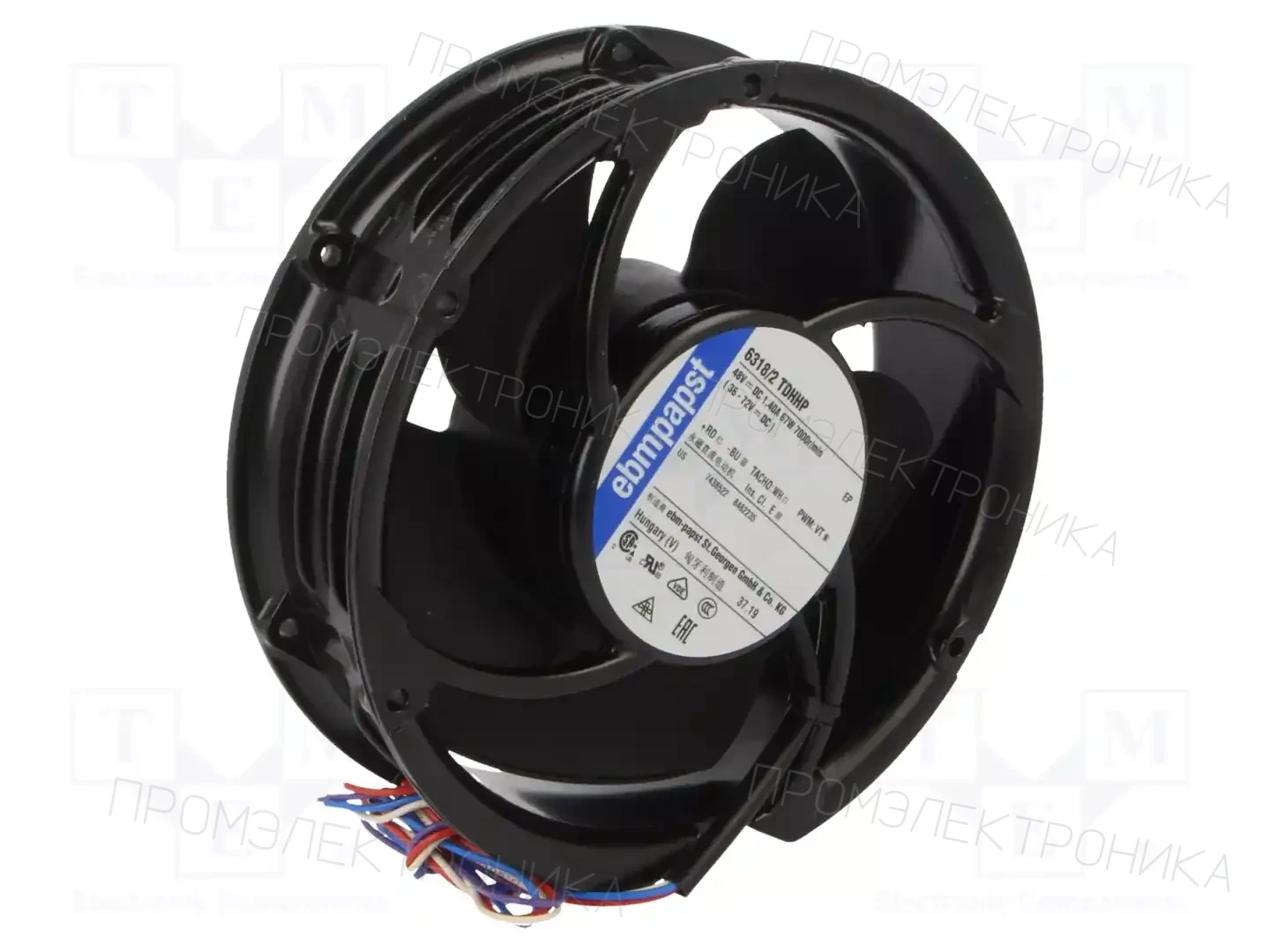 EBM-PAPST 6318/2TDHHP — Вентиляторы DC 48V