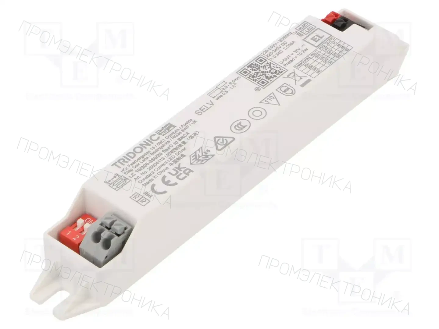 TRIDONIC LC 10/200-350/29 FLEXC LP SNC4 — Блоки питания для LED