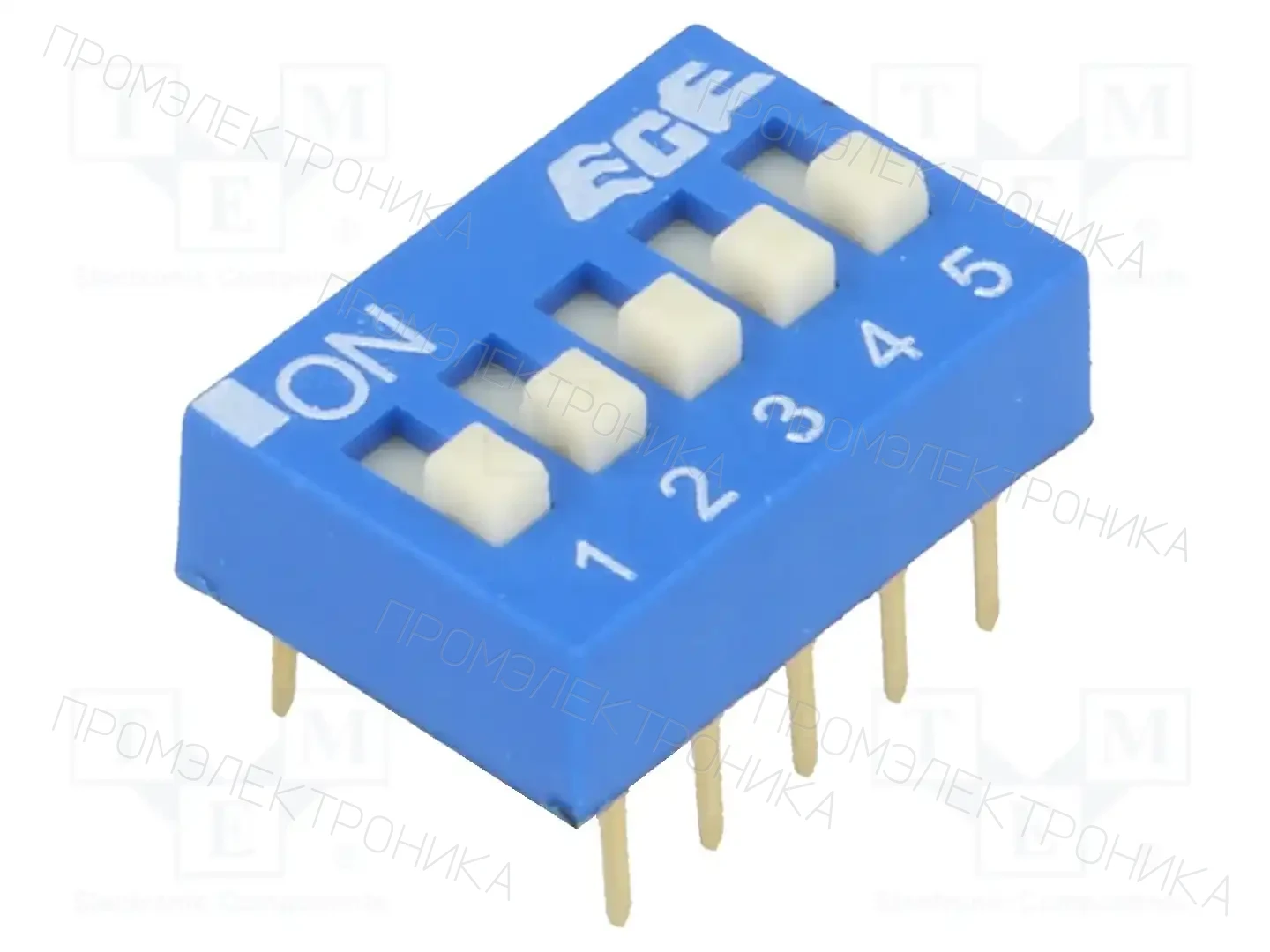 ECE EDG105S — Переключатели типа Dip-Switch