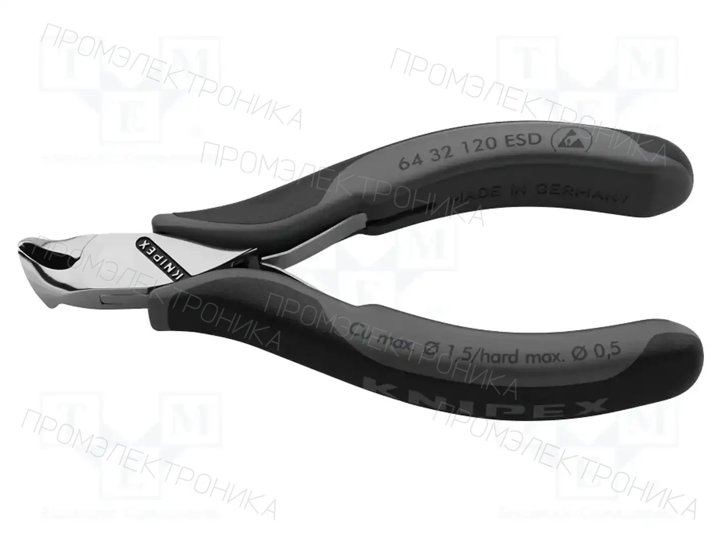 KNIPEX 64 32 120 ESD — Клещи-кусачки для резки