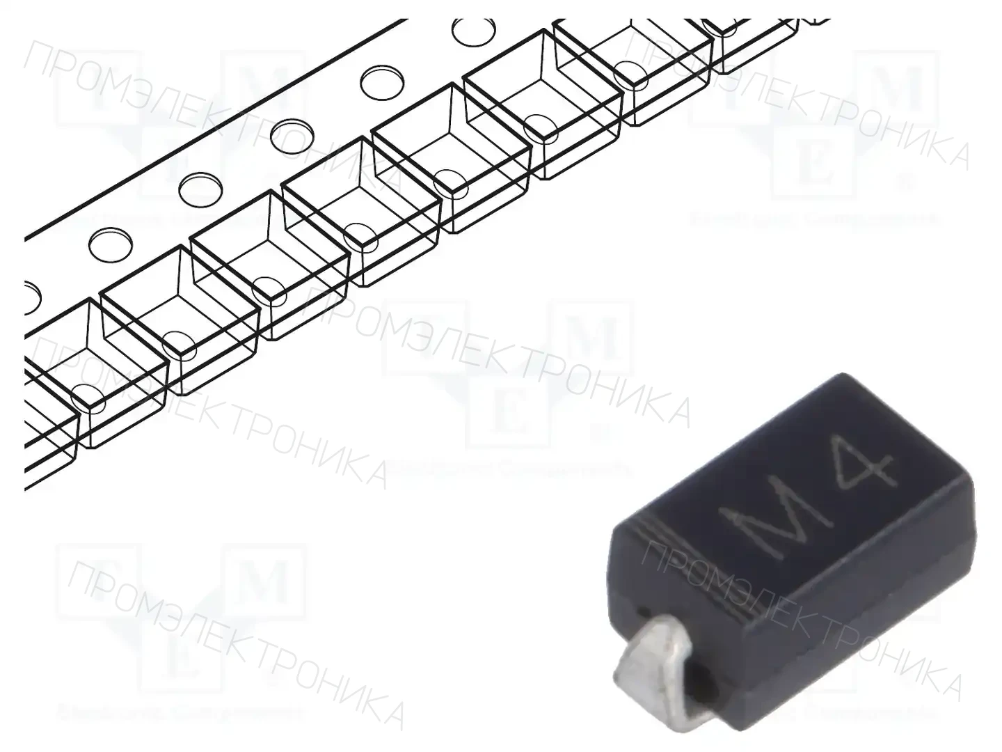 DACO Semiconductor M4 — Универсальные диоды SMD