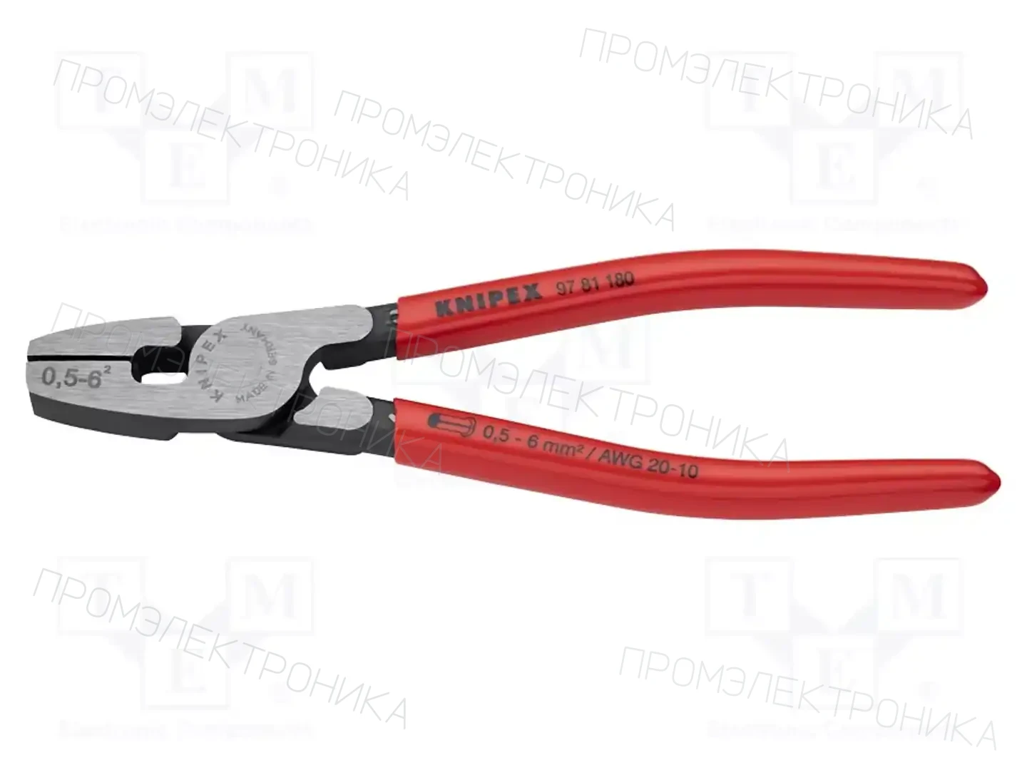 KNIPEX 97 81 180 — Зажимные уст-ва кабельных наконечников