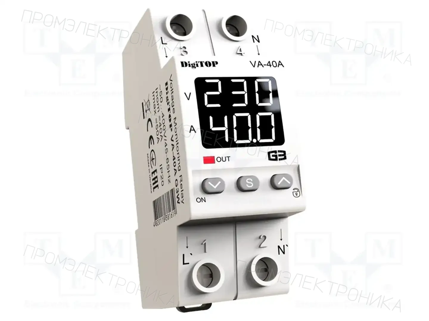 DIGITOP ELECTRIC VA-40A G3W — Контрольные реле