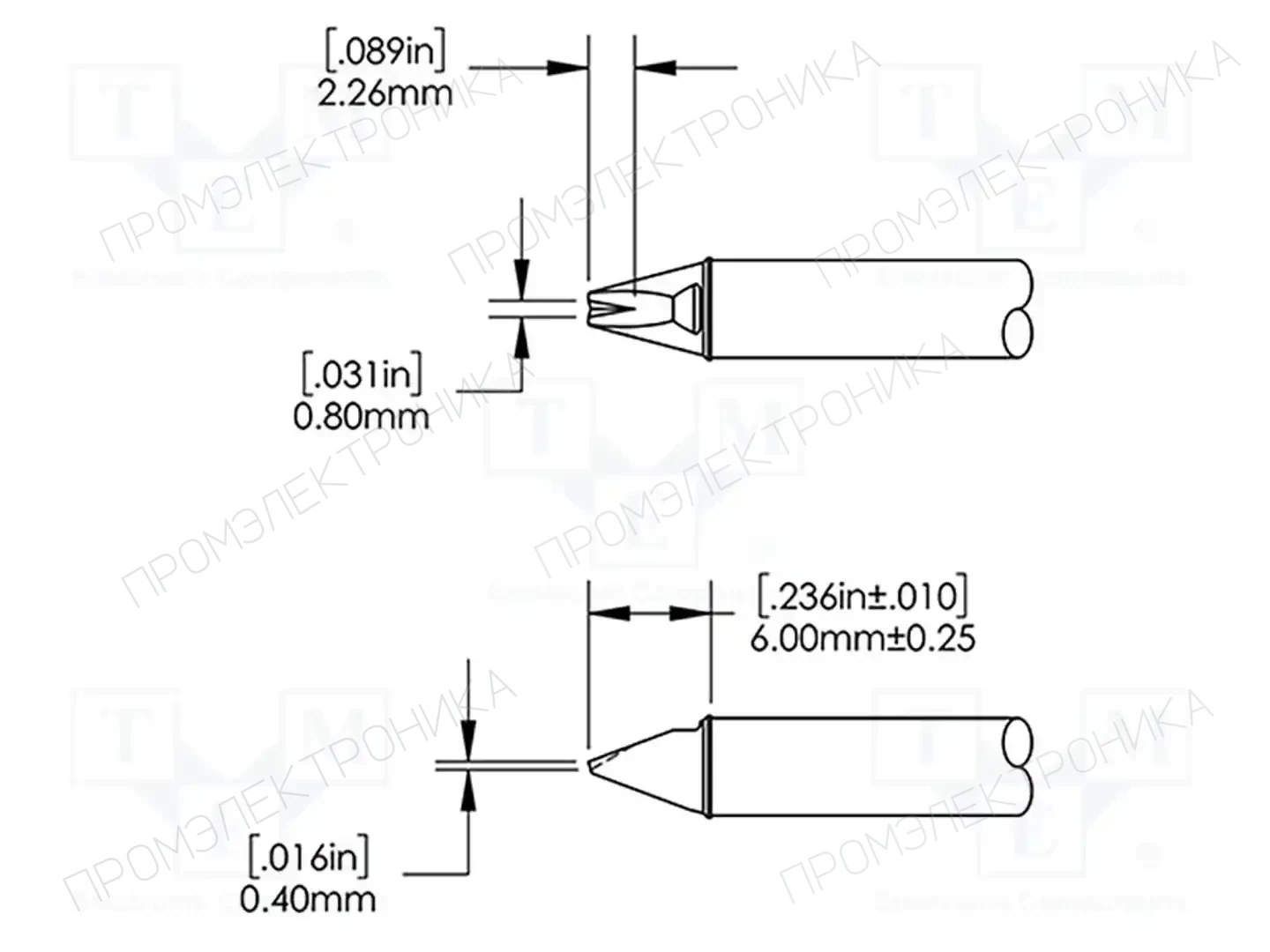 METCAL CVC-9VG0016P — Жала паяльников
