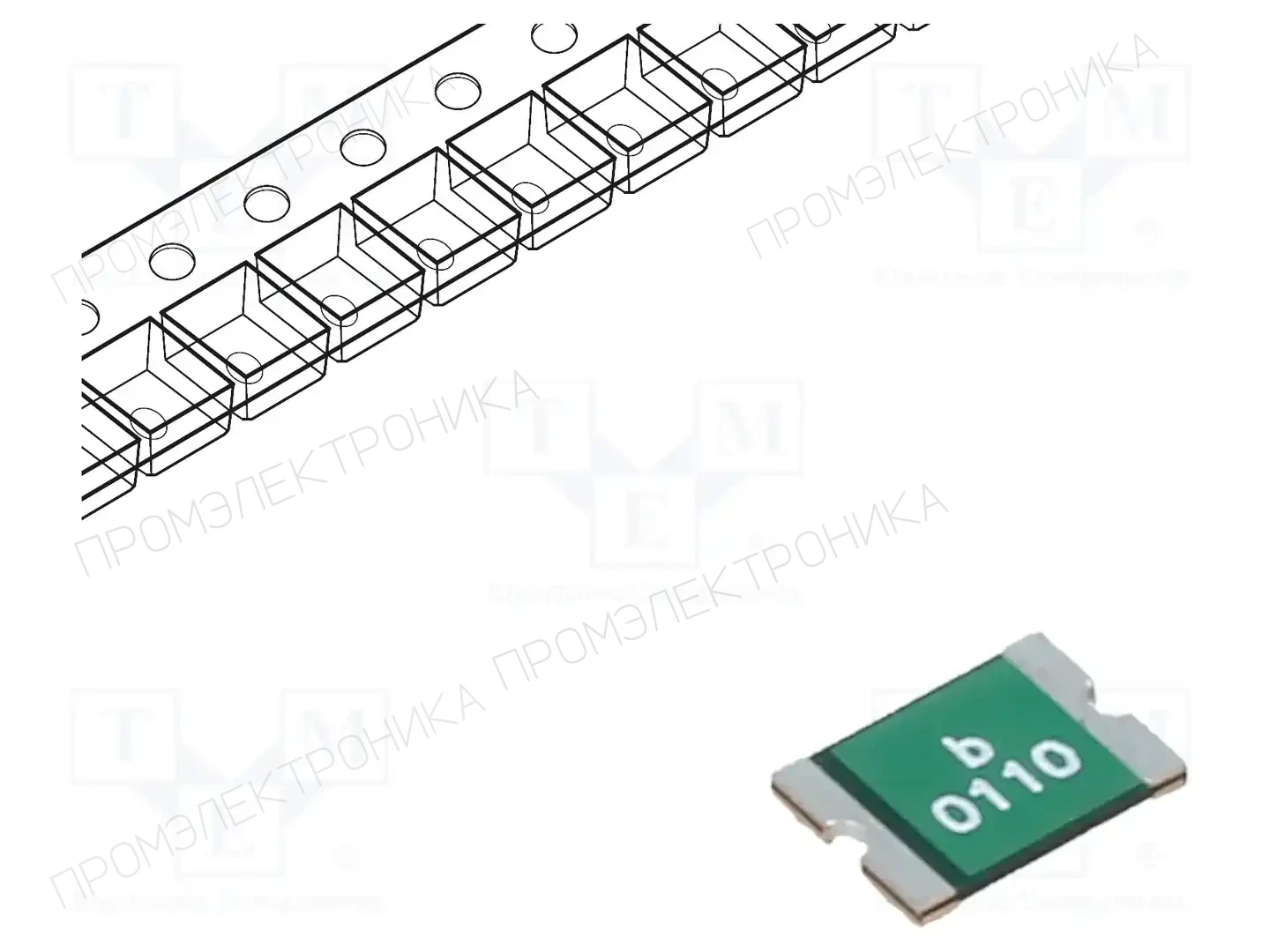 BEL FUSE 0ZCG0110FF2C — Предохранители полимерные SMD