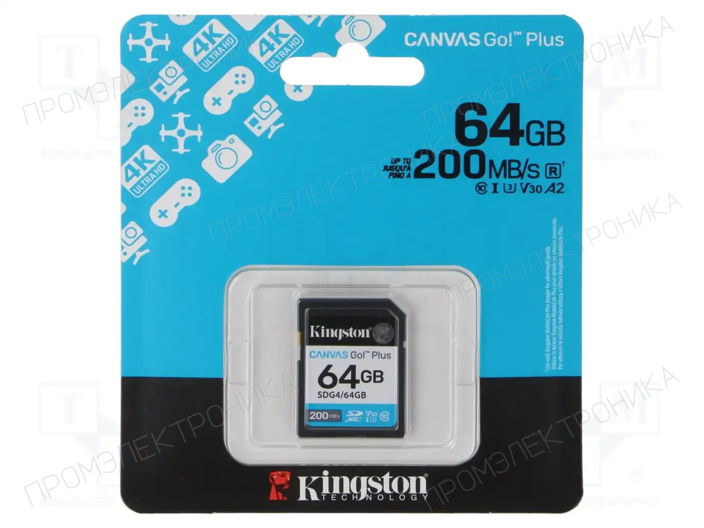 KINGSTON TECHNOLOGY SDG4/64GB — Карты памяти