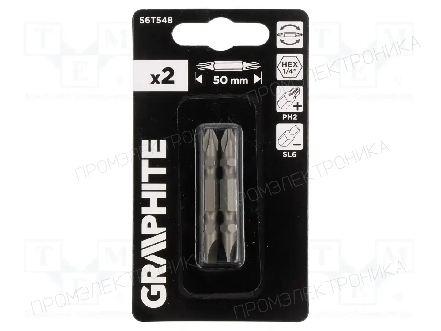 GRAPHITE 56T548 — Наконечники для отверток