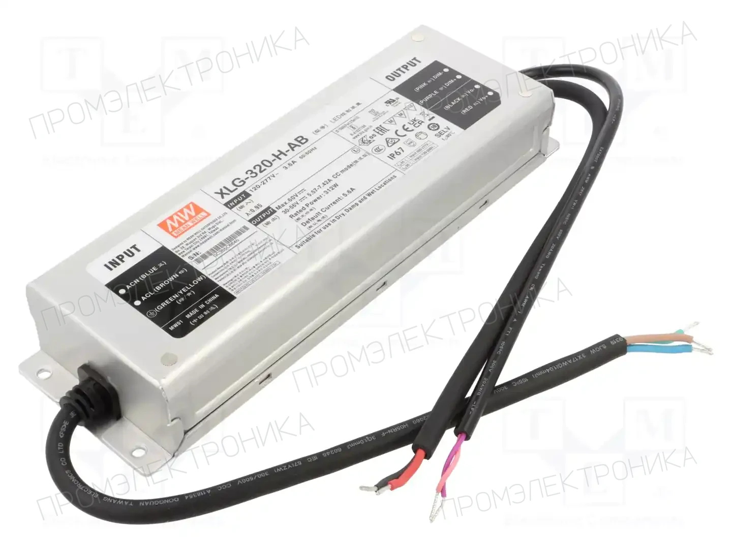 MEAN WELL XLG-320-H-AB — Блоки питания для LED