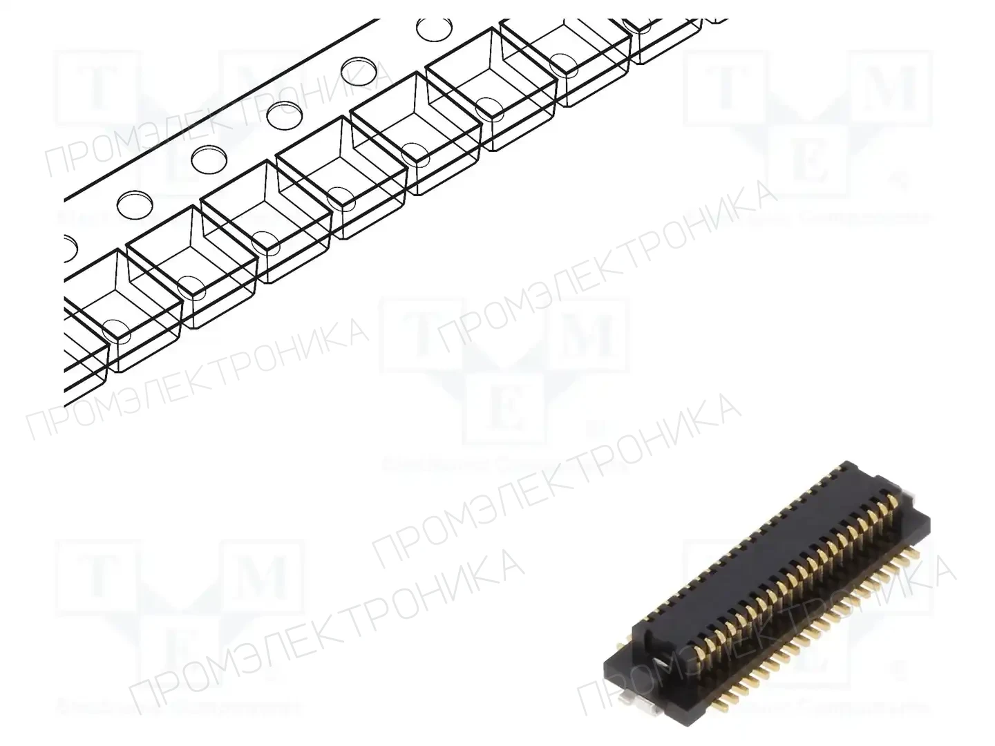 HIROSE DF12NB-40DS-0.5V(51) — Разъeмы пластина - пластина