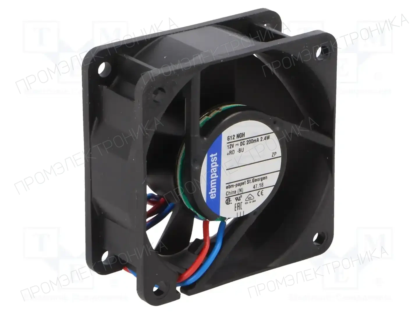 EBM-PAPST 612NGH — Вентиляторы DC 12V
