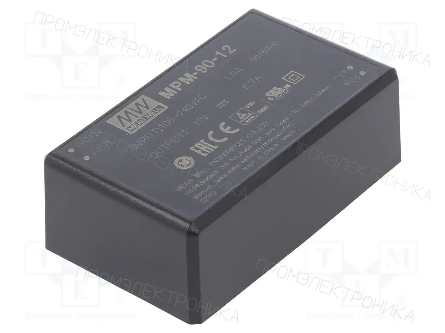 MEAN WELL MPM-90-12 — Преобразователи AC/DC для PCB