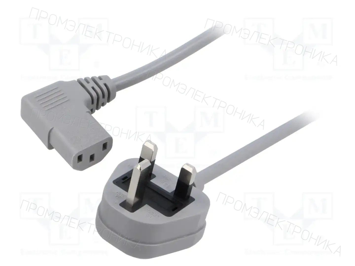 LIAN DUNG LT-318(3A) +511R H05VV-F GRY 1.5M — Кабели питания компьютерные и универс