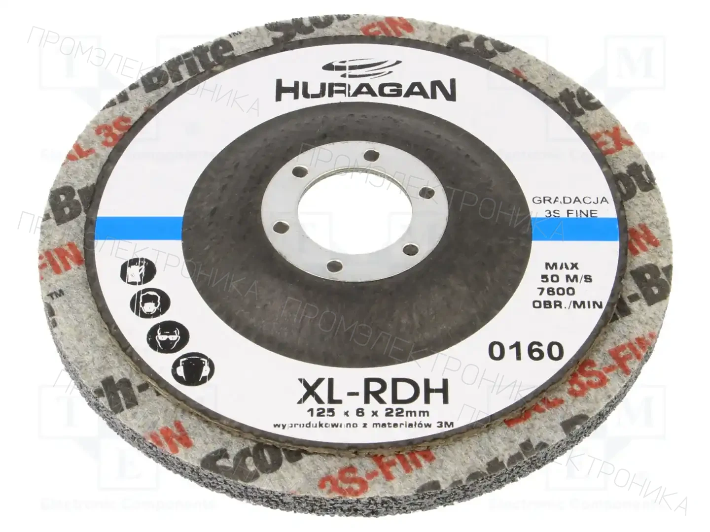 HURAGAN XL-RDH 3S FIN 125X 6X 22MM — Диски для резки и шлифовки
