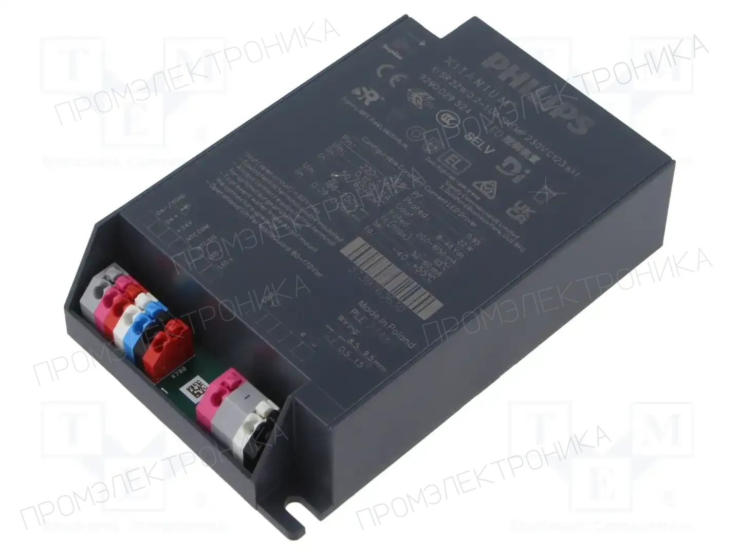PHILIPS XI SR 22W 0.2-1.0A SNEMP 230V C123 SXT — Блоки питания для LED