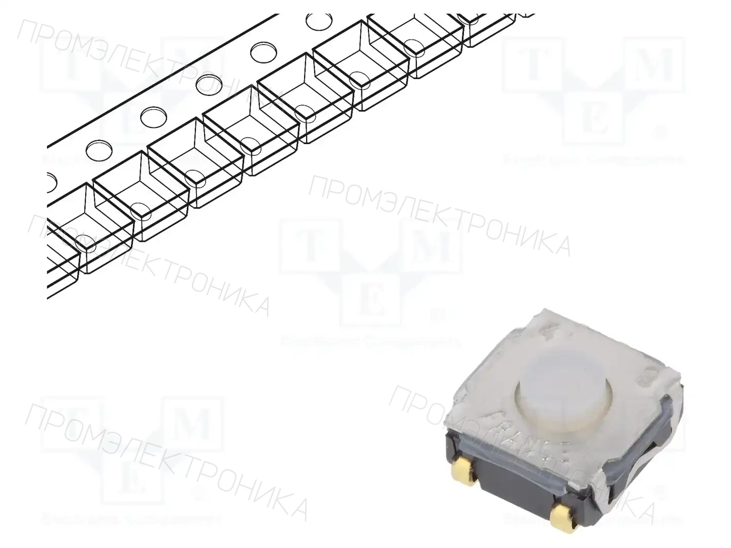 C&K KSC243J LFG — Микропереключатели TACT