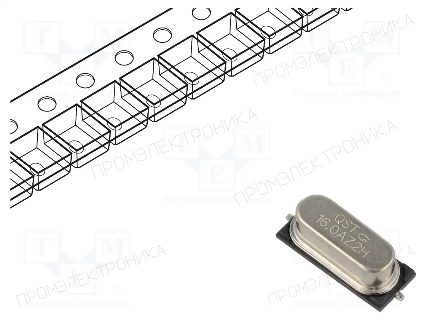 QST QT49S-16.000MAAJ-T — Резонаторы и генераторы
