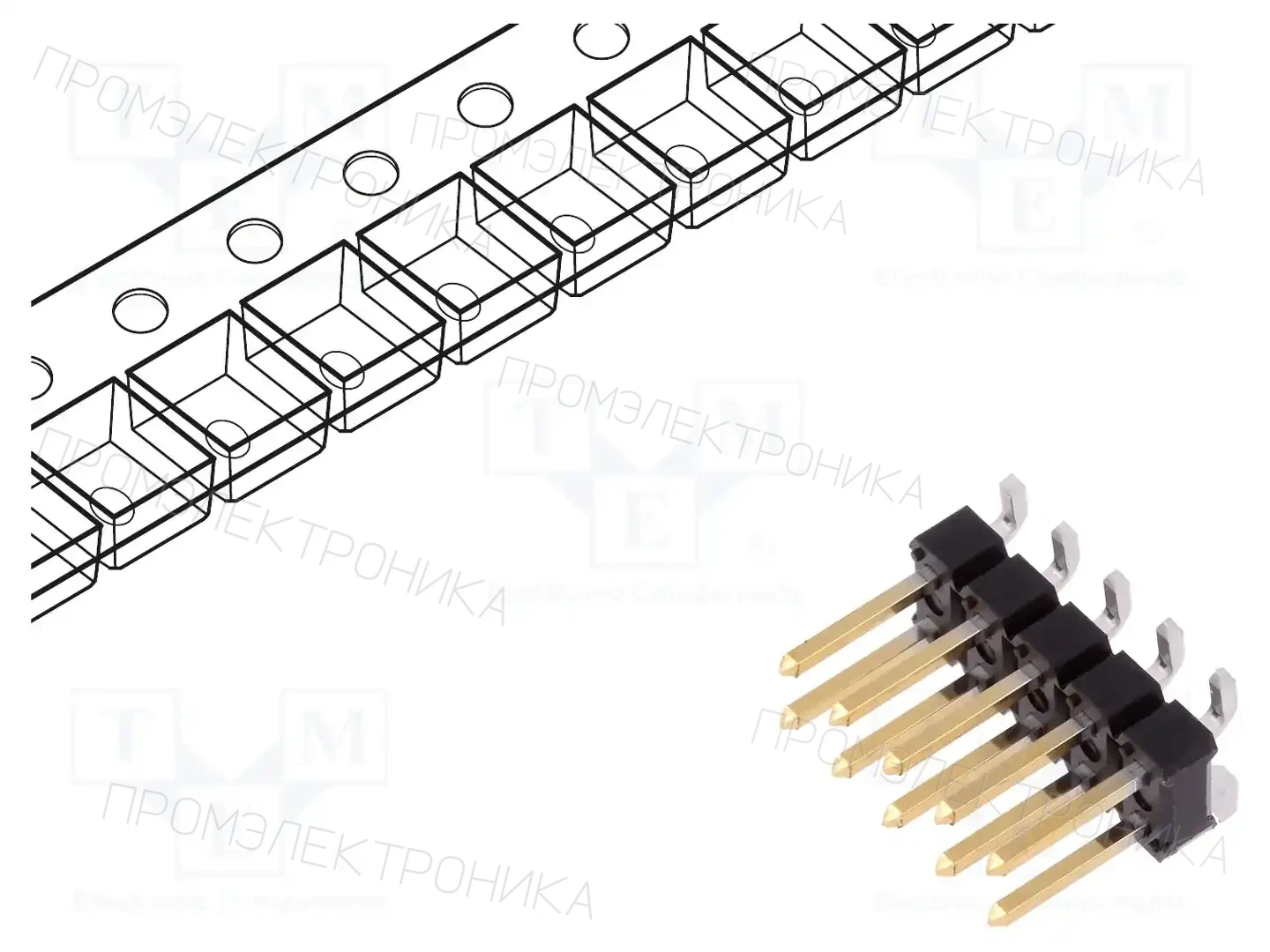 AMPHENOL COMMUNICATIONS SOLUTIONS 95278-801A10LF — Штекерные планки и гнезда