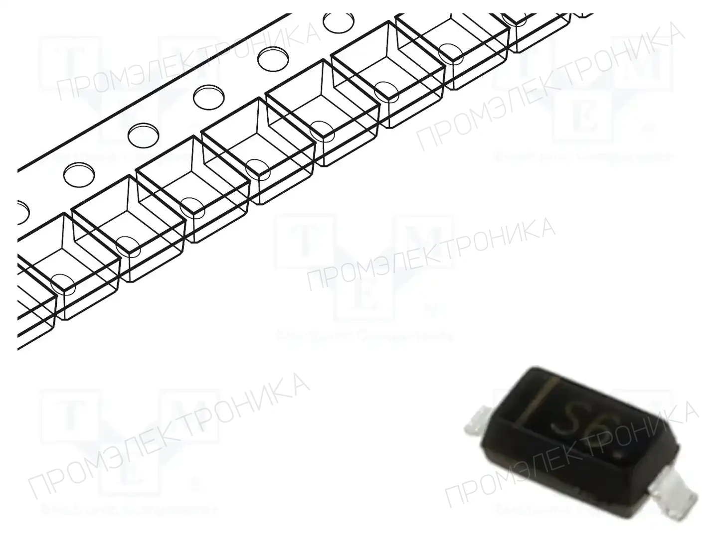 MICRO COMMERCIAL COMPONENTS SD103CW-TP — Диоды Шотки SMD