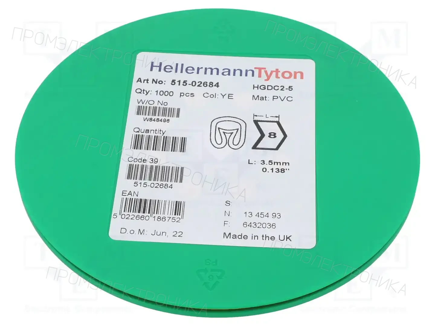 HELLERMANNTYTON 515-02684 — Маркеры проводов