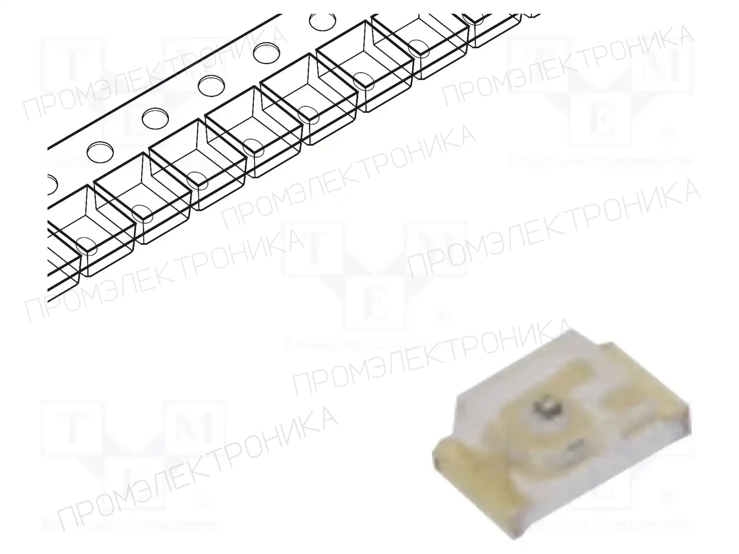 EVERLIGHT 19-213/G6C-AP1Q2/5T — Светодиоды SMD цветные