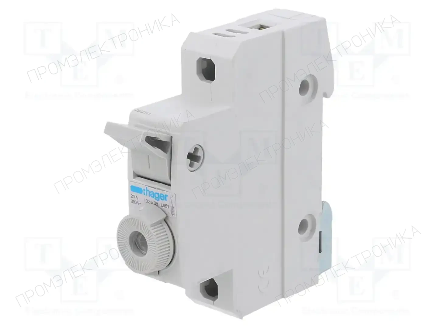 HAGER L95100 — Гнезда предохранительные на DIN-рейку