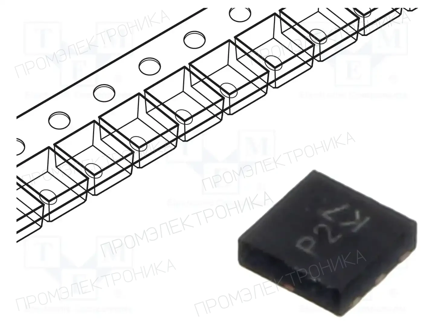 DIODES INCORPORATED DMP2160UFDB-7 — Транзисторы с каналом P SMD