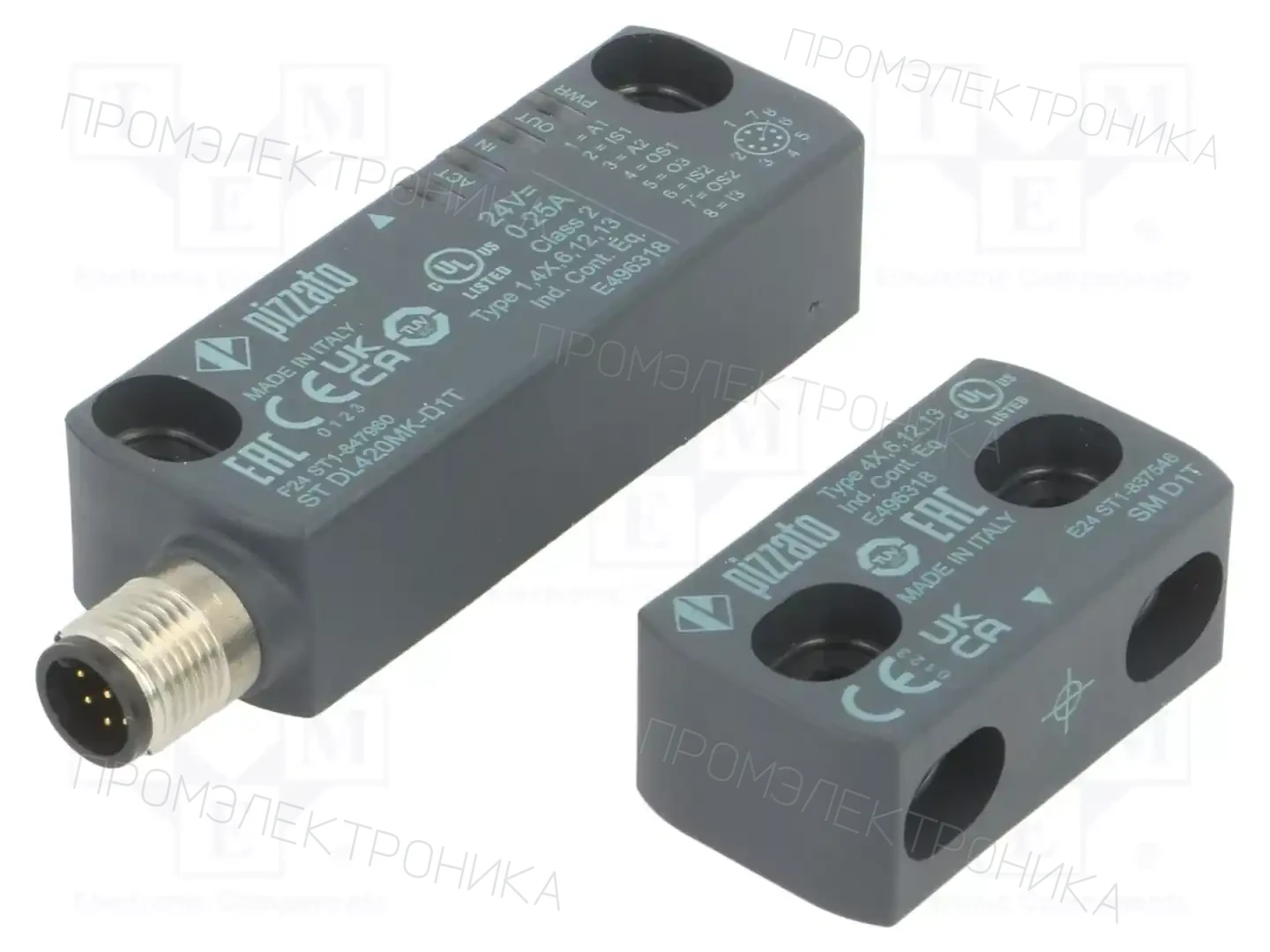 PIZZATO ELETTRICA ST DL420MK-D1T — Выключатели безопасности стандартные
