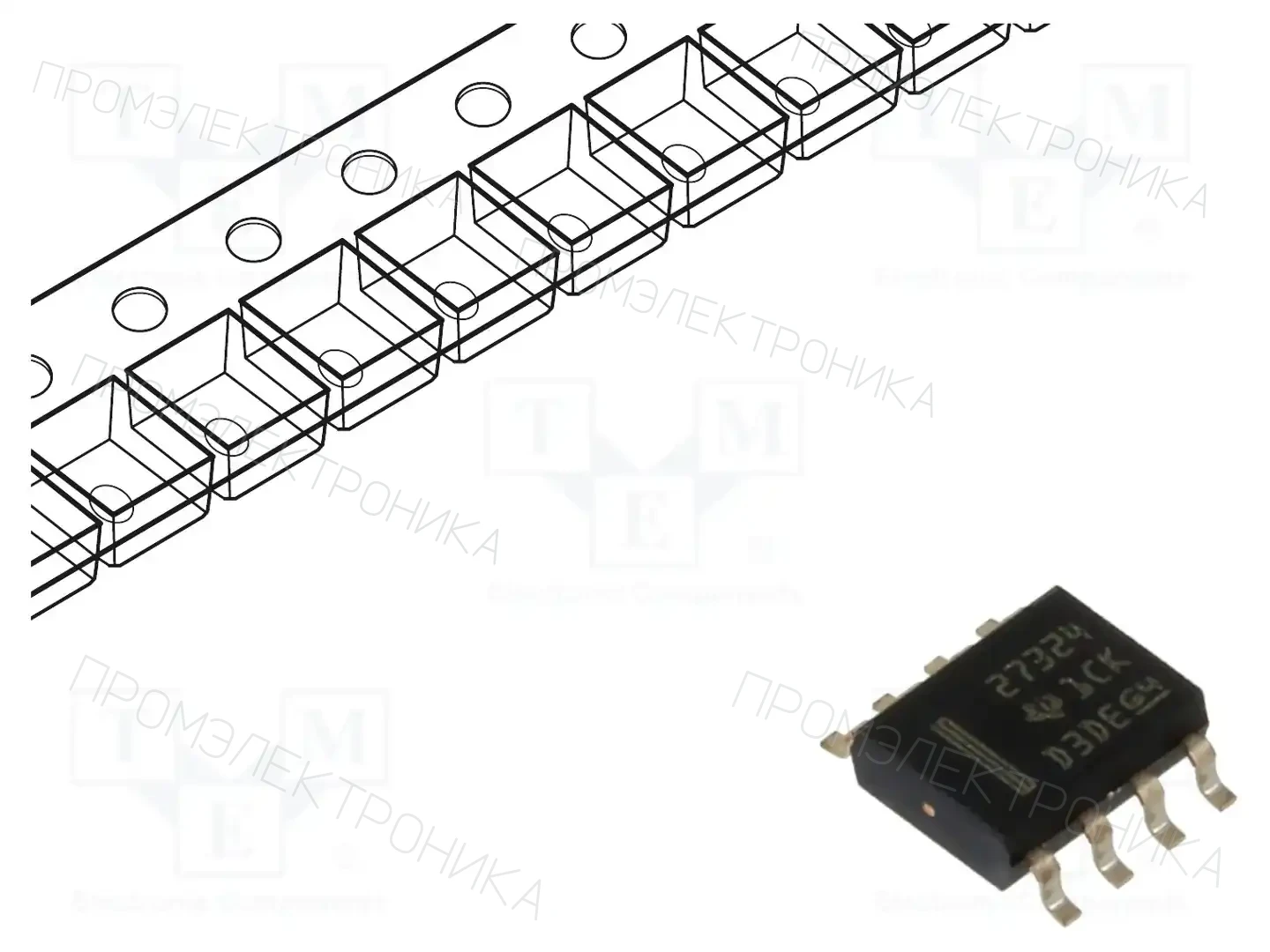 Texas Instruments UCC27324DR — Драйверы MOSFET/IGBT