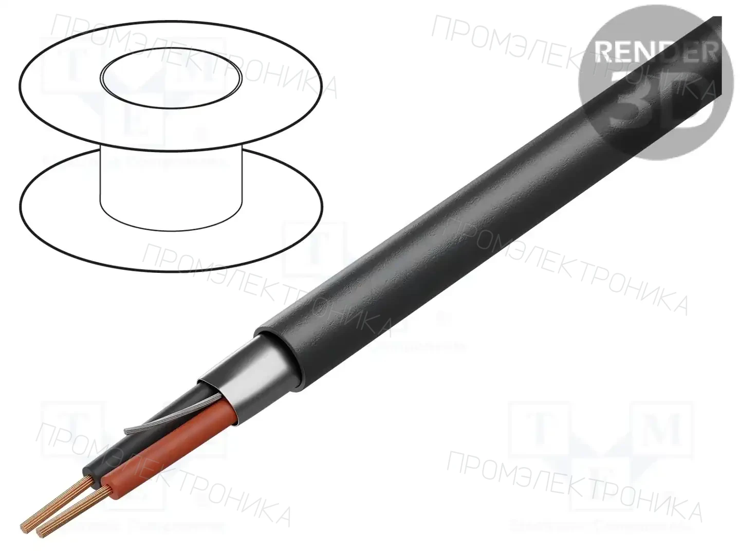 BELDEN 4300FE.00100 — Провода многожильные экранированные