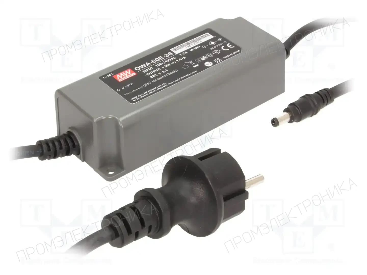 MEAN WELL OWA-60E-36 — Блоки питания для LED