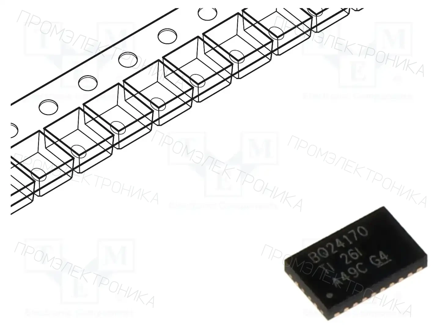 Texas Instruments BQ24170RGYT — Контроллеры батарей и аккумулят. - схемы