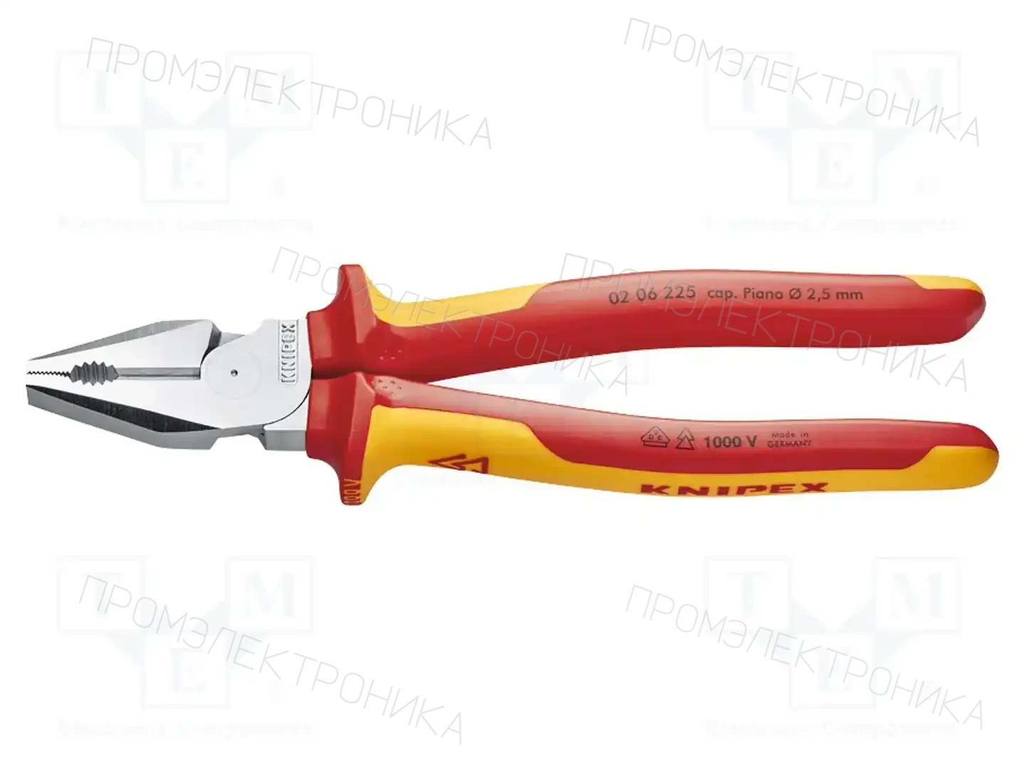 KNIPEX 02 06 225 — Изолированные клещи-кусачки