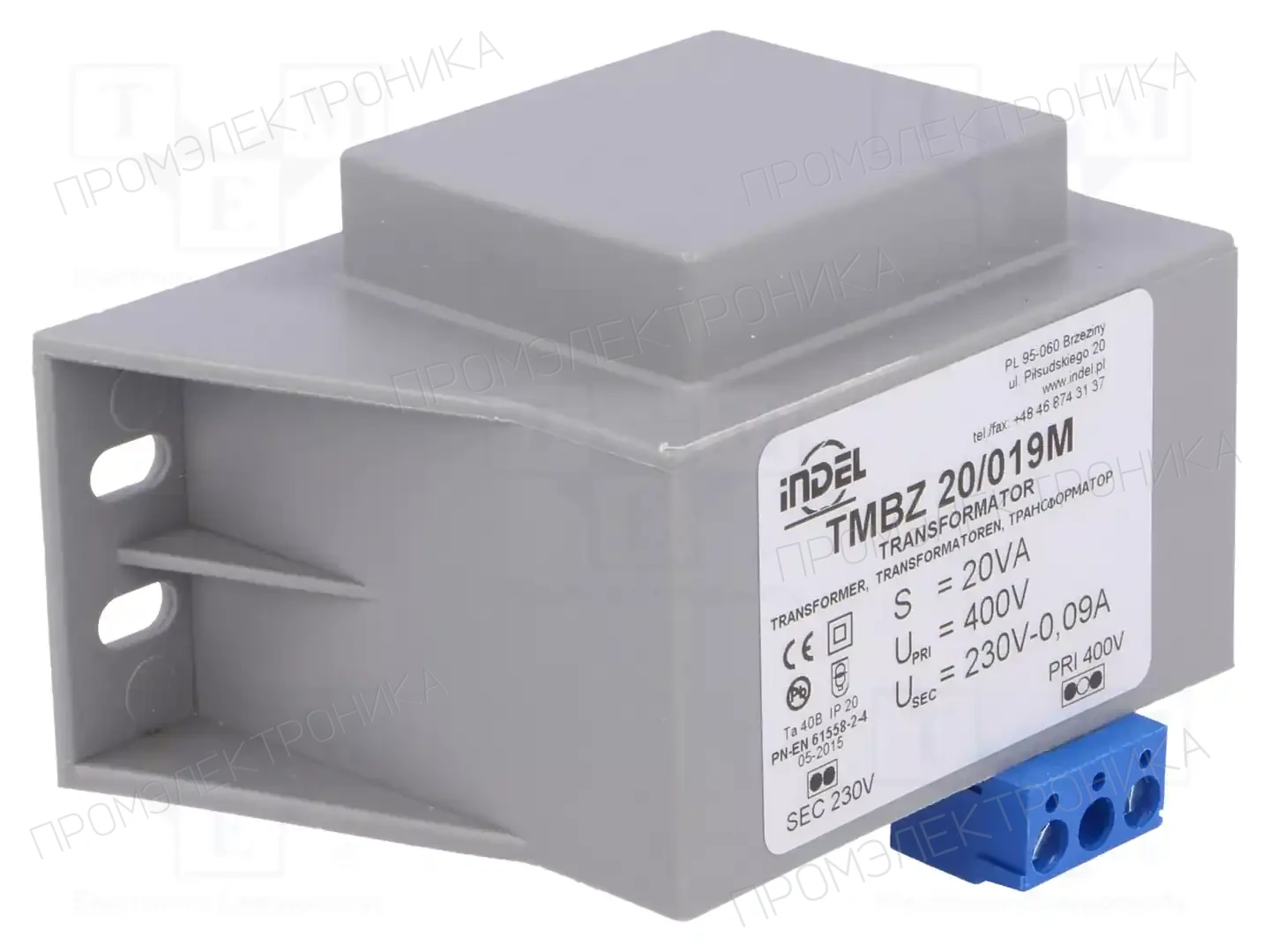 INDEL TMBZ 20/019M — Трансформаторы с креплением