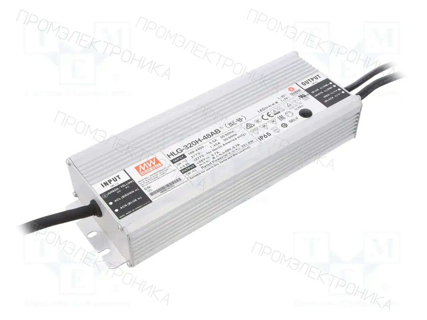 MEAN WELL HLG-320H-48AB — Блоки питания для LED
