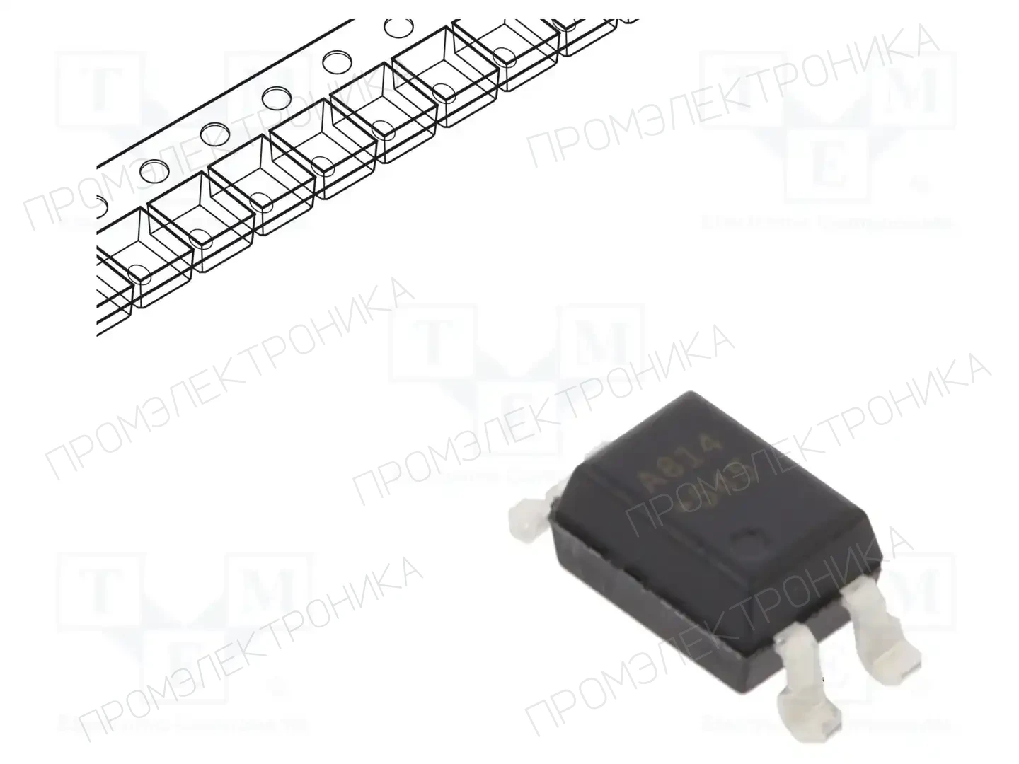 BROADCOM (AVAGO) HCPL-814-500E — Оптроны – аналоговый выход
