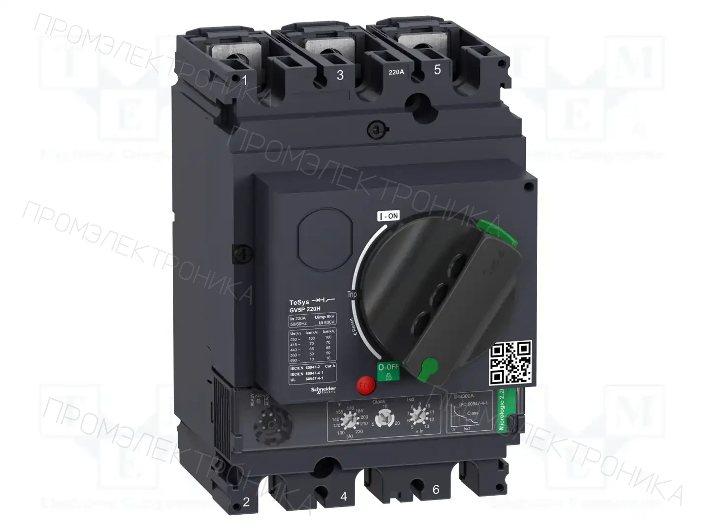 SCHNEIDER ELECTRIC GV5P220H — Выключатели двигательные