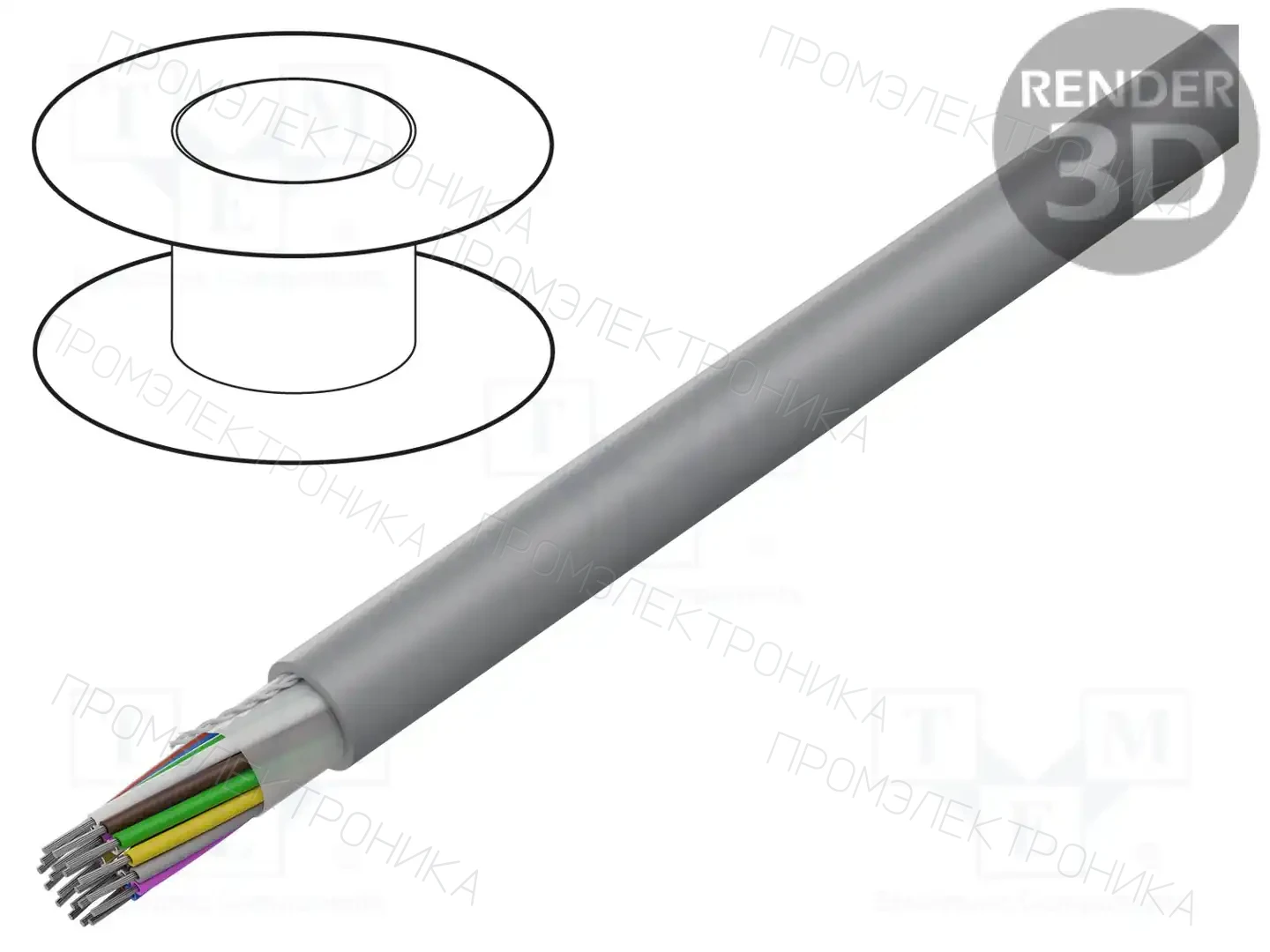 ALPHA WIRE B953201 GE321 — Провода многожильные неекранированные