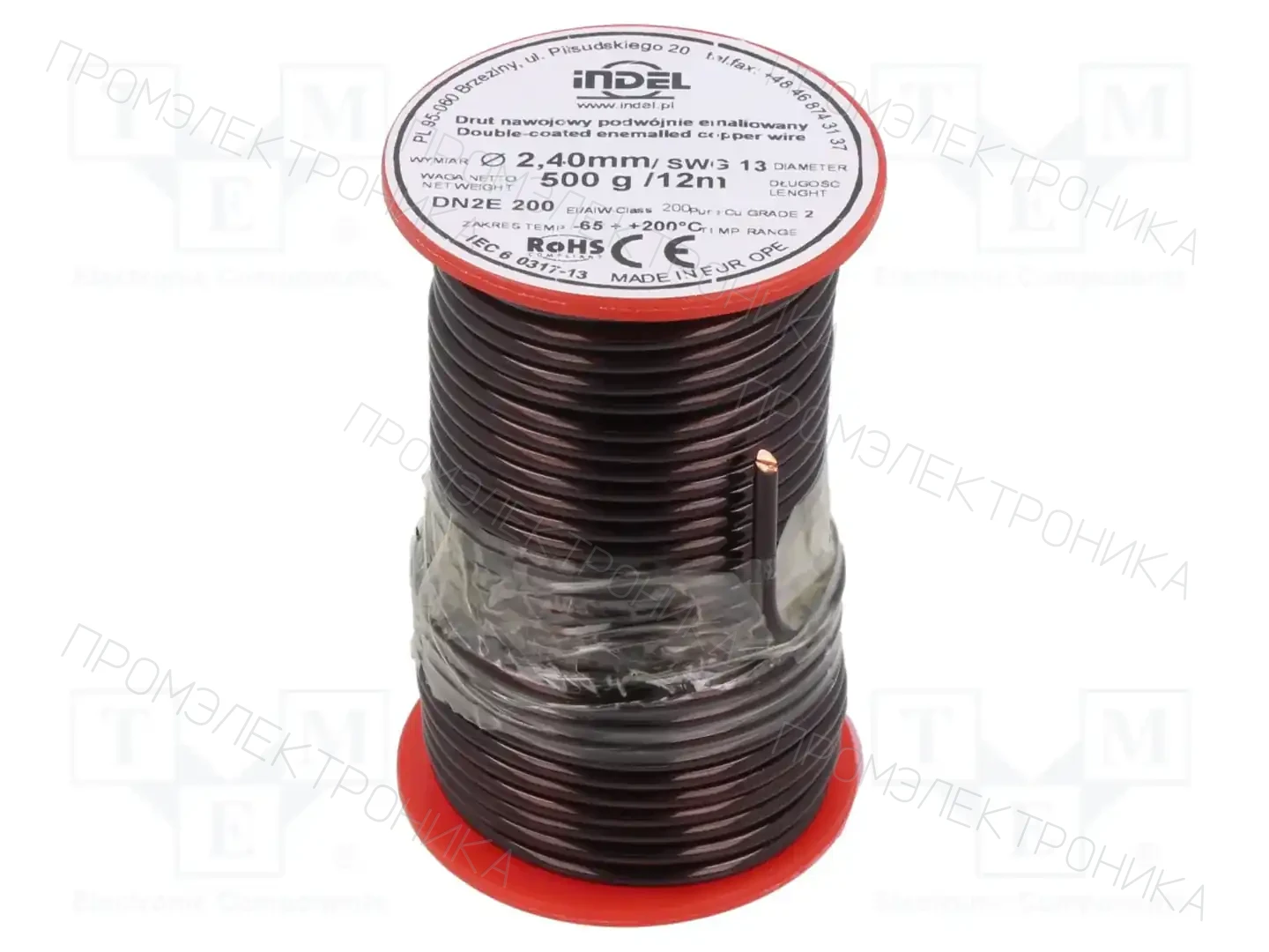 INDEL DN2E2,4-500G — Проволока обмоточная