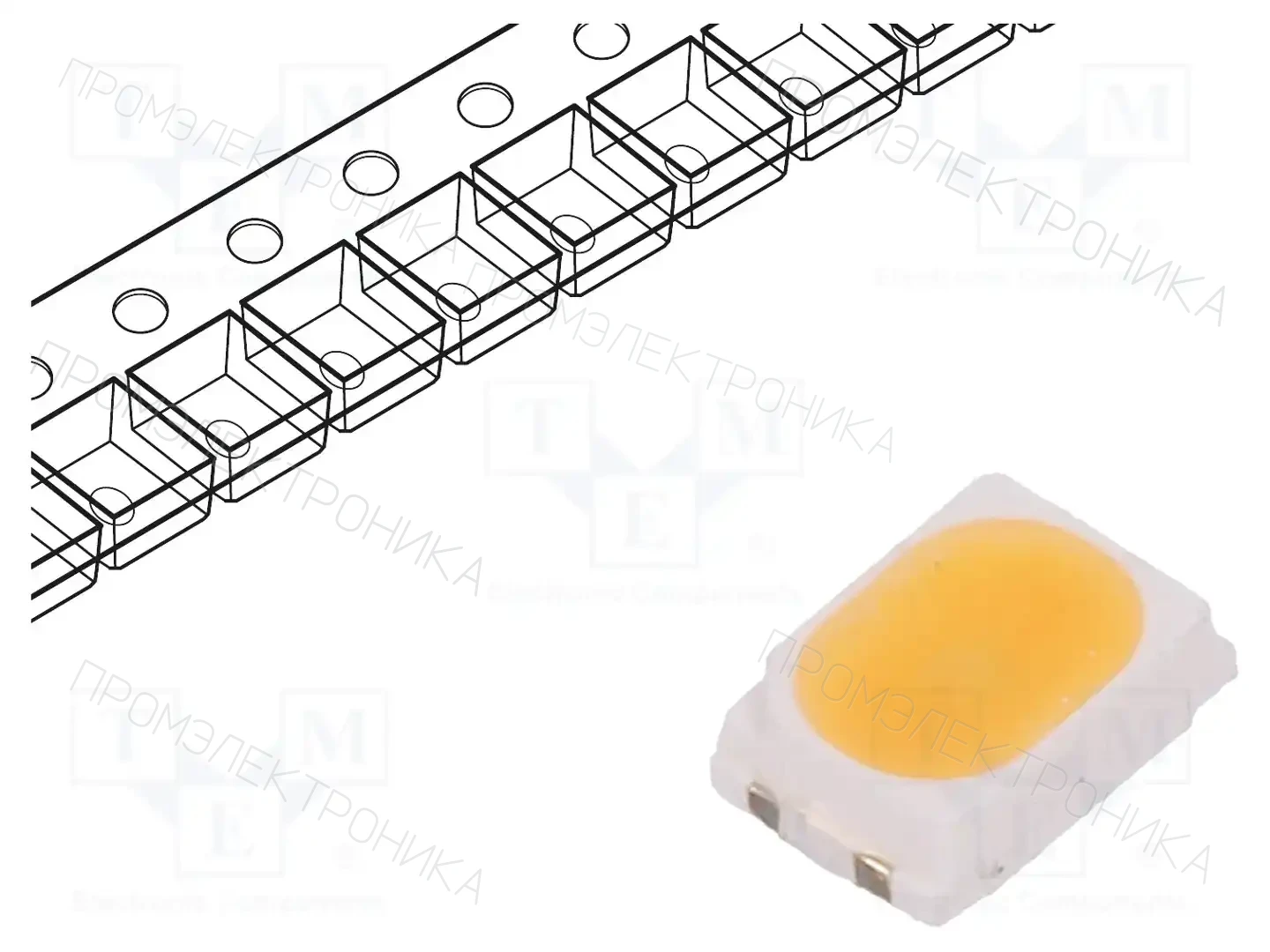 ProLight Opto PS2P-TFPE-FMR9 — Светодиоды SMD белые