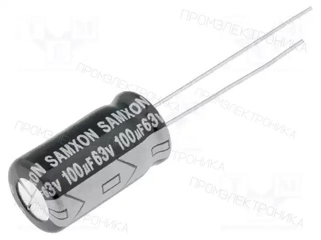 SAMXON GT 100U/63V — Конденсаторы электролитические THT