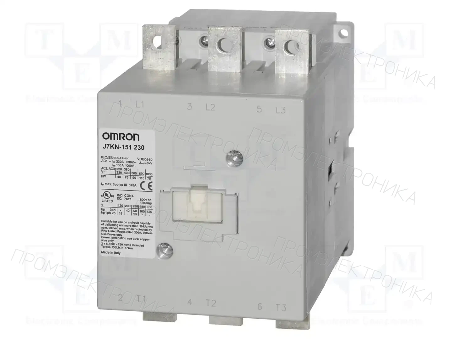 OMRON J7KN-151 400 — Контакторы - главные модули