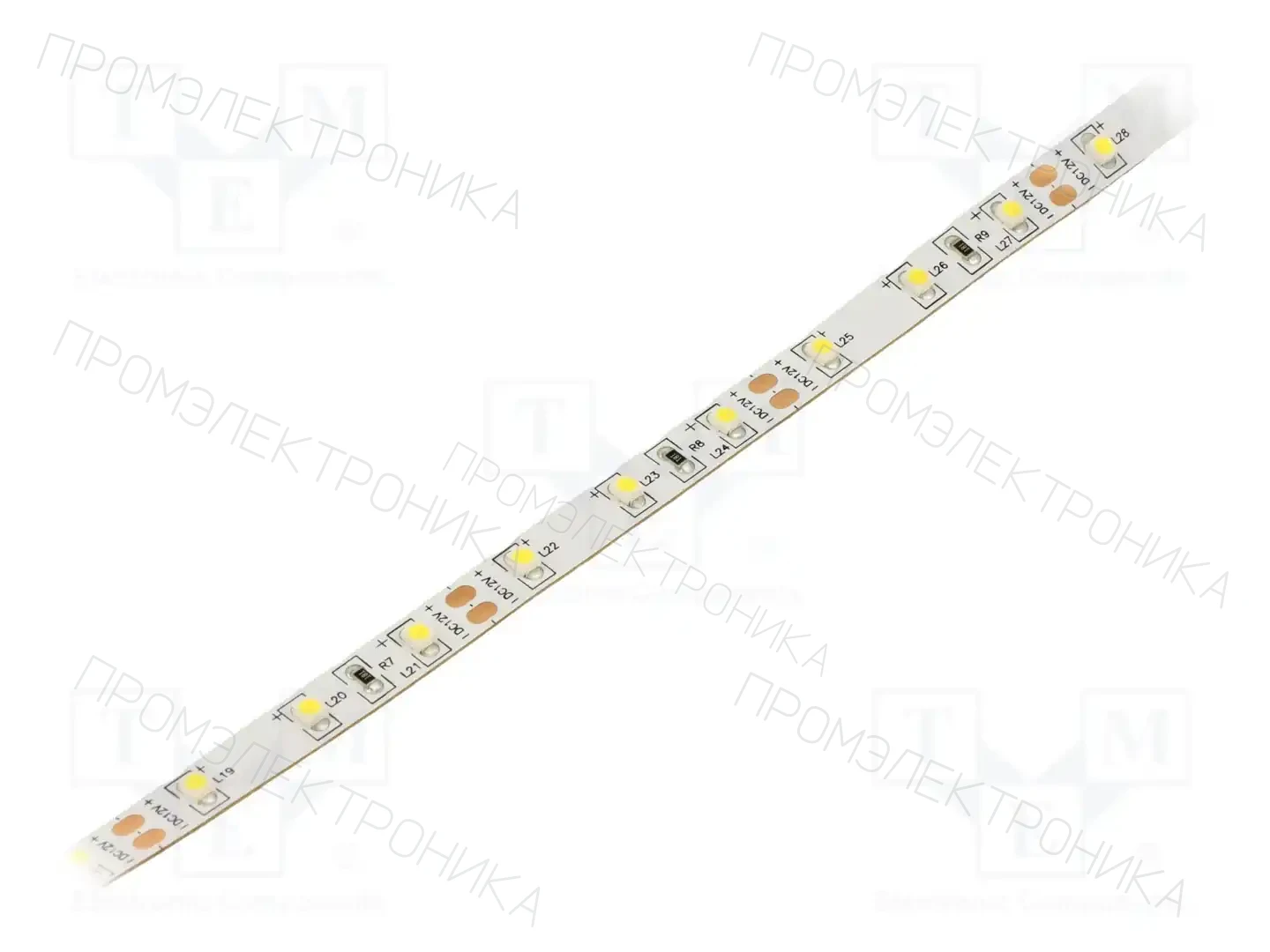 WISVA OPTOELECTRONICS HH-SW60F008W12-3528 CW WHITE PCB IP20 — Источники света - светодиодные ленты